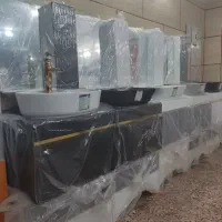 آینه کمد کابین روشویی شیرآلات سینک مدل آرنیکا