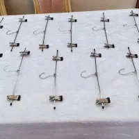 چوب لباسی دو گیره فلزی