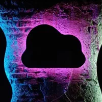 آینه دفرمه مدل ابری