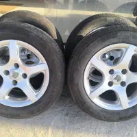 فروش 4عدد رینگ 5پر اروند استوک با لاستیک 90درصد