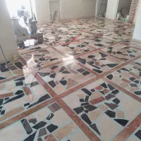 کفسابی‌کف‌سابی نماشویی سنگ موزائیک بتن‌فرچه زنی