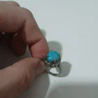 انگشتر فیروزه نقره ۹۲۵عیار