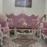 مبل سلطنتی و ناهارخوری و ویترین
