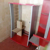 سرویس چوب کامل شامل دوعدد تخت یکی نوجوان یکی کودک
