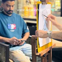 طراحی از چهره شما بطور زنده