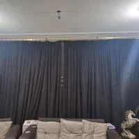 پرده مخمل در حد نو
