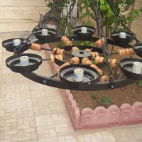 لوستر|لوستر و چراغ آویز|مبارکه, |دیوار