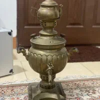 سماور برنجی با ست کامل