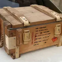 جعبه چوبی باکس صندوق محمات دکوری جنس روس