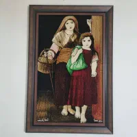 دوعدد تابلو بسیار زیبا که یکی منظره بسیار
