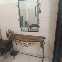 چهار عدد آینه همراه با پایه میز