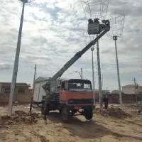 جرثقیل سبد دار . بالابر . یدک کش گلگوش کفشگیری