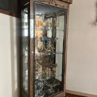 بوفه چوبی دو در