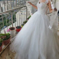 لباس عروس پرنسسی کاملا نو و بسیار شیک
