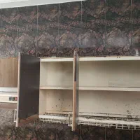 کابین فلزی به همراه هود و سنگ کابینت