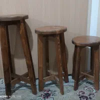 پایه گلدان چوبی