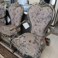 مبل ۹ نفره کلاسیک تمام چوب