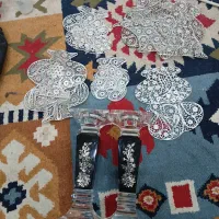 چند جفت جاگلدونی طرح نقره