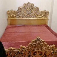 تخت دونفره با چوب راش