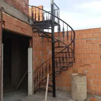 جوشکاری نبش کشی و پله فلزی و شیروانی