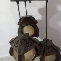 لوستر سه چراغ