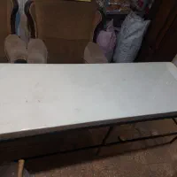 تخت پرستاری پایه آهنی همراه تشک