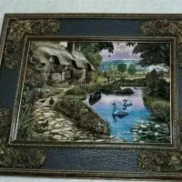 تابلو فرش ماشینی نو بدون خط وخش