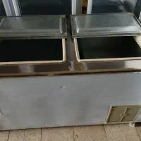 فریزر الکترواستیل وشیرسردکن 300لیتری در حد نو