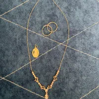 گردنبند گوشواره پلاک