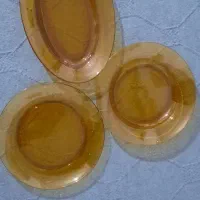 ظروف بلور عسلی