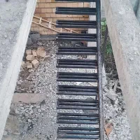 پله گرد فلزی