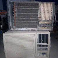 کولر گازی اسپیلت ایستاده و پنکه مه پاش