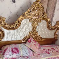 تخت دو نفره ، منبت و لمسه