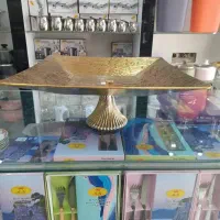 شیرینی خوری طلایی بلور طلایی