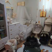 فرش و‌پرده لوستر اتاق کودک و سرویس تدی