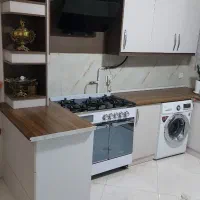 هفت متر کابینت زیر فلز رو ام دی اف