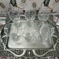 سینی با لیوان