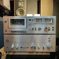 ست کمیاب وینتیج آمپلی‌فایر و کاست دک AIWA  ژاپن
