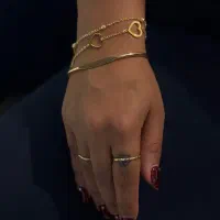 بنگل و دستبند استیل