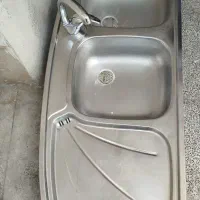 سینک ظرفشویی اخوان به همراه شیر