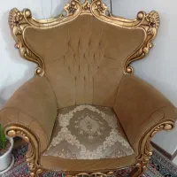 دو عدد مبل تک نفره استیل راحتی
