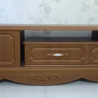 میز تلویزیون چوبی طرح الیزابت