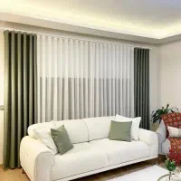 پرده مینیمال ساده و برقی سفارشی یک روزه