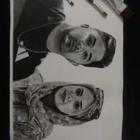 سفارش چهره سیاه قلم تخفیف روز دختر