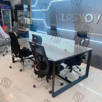 میز کار گروه پایه فلزی