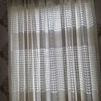 پرده تور شاین دار طلایی