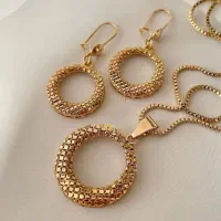 گوشواره آبکاری طلا