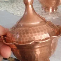 سه عدد قندان مسی