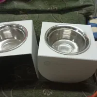 قلاده حرفه ای ومعمولی وظرف غذای سگ