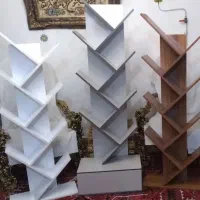 کتابخانه درختی کم جا MDFضدخش